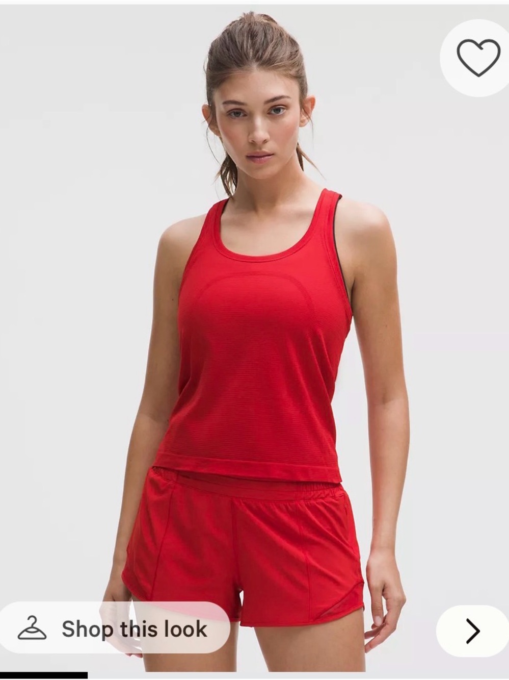 NWT Lululemon Swiftly Tech RazorBack Tank 2.0 Race Size 16 Red Glow